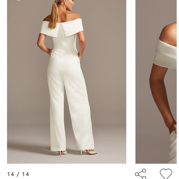 David’s Bridal Jumpsuit - Picture 2 of 2